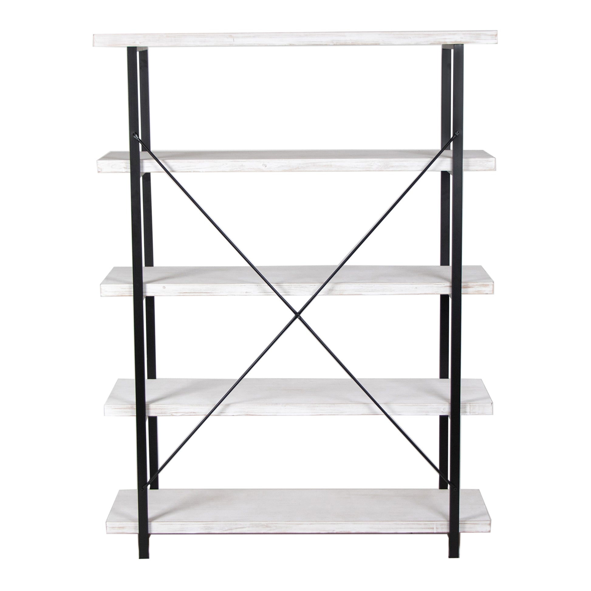 Hamptons Style 5 Tier Shelf Unit 162cm - Image 2