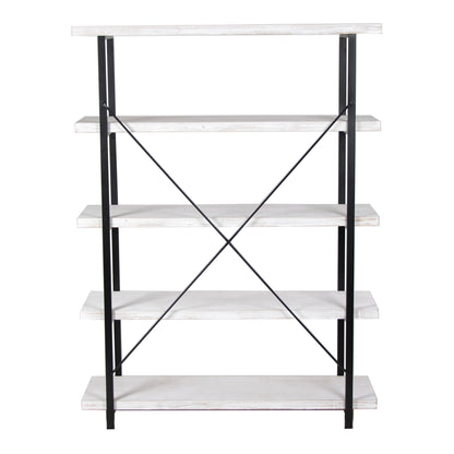 Hamptons Style 5 Tier Shelf Unit 162cm - Image 2