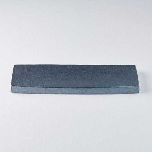 Plate Rectangular 33 x 9cm Craft Black Glaze - Image 2