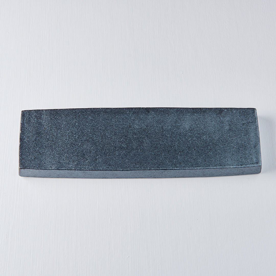 Plate Rectangular 33 x 9cm Craft Black Glaze - Image 4