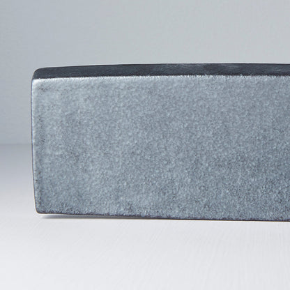 Plate Rectangular 33 x 9cm Craft Black Glaze - Image 3
