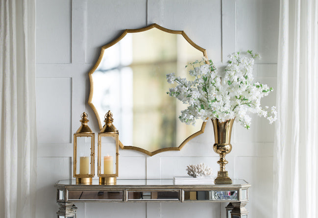 Large Minyama Scalloped Mirror 101cm - Image 2