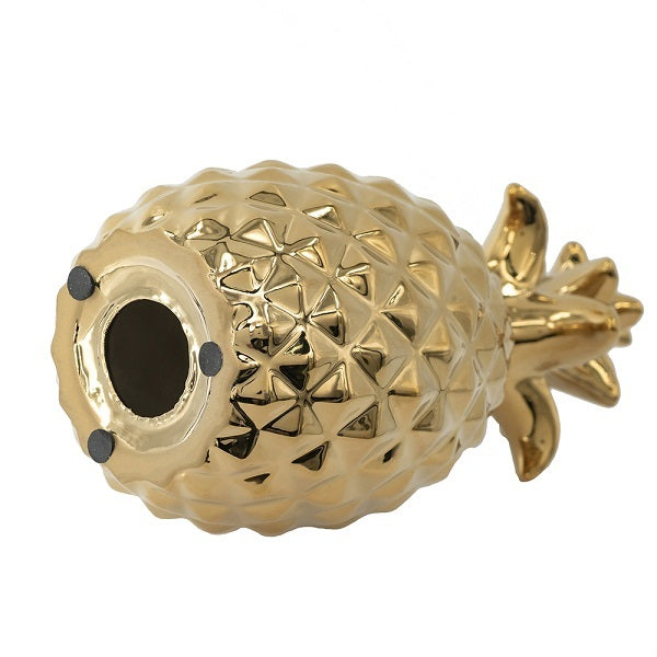 Gold Pineapple Ornament Small 17cm - Image 2
