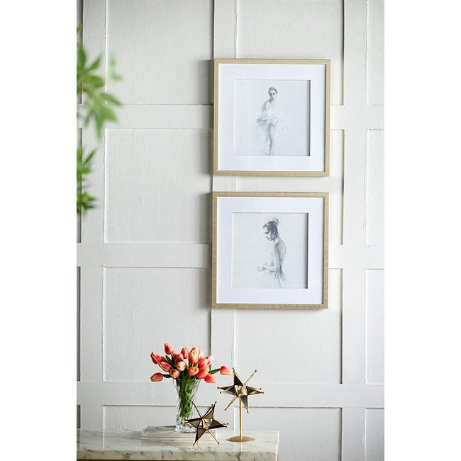 Set 2 Ballerina Framed Prints 54cm - Image 4