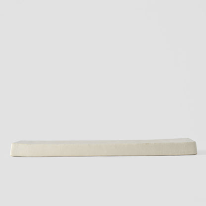 Plate Rectangular 29 x 9cm Craft White Glaze - Image 4