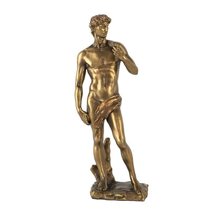 Golden David Statue 41cm - Image 2