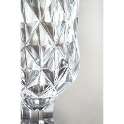 Diamond Pattern Pedestal Vase 24cm - Image 2