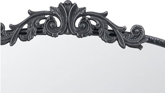 Baroque Tall Black Wall Mirror 91cm - Image 2