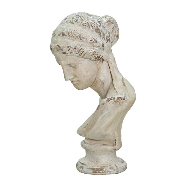 Artemis Bust w Distressed Finish 66cm - Image 4