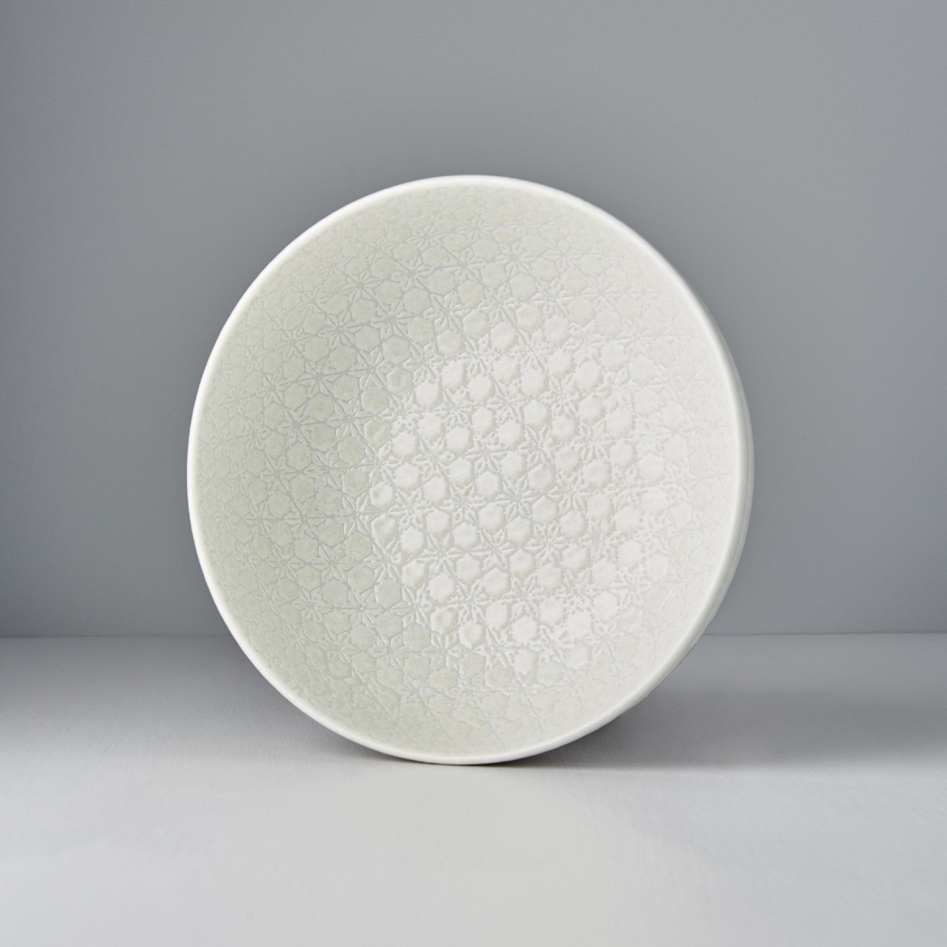 Serving Bowl 24cm White Star Glaze - Image 2