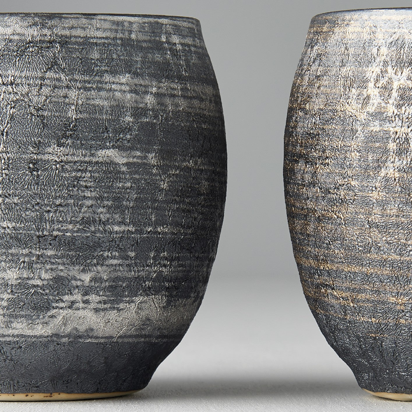 Cup Set Sho Chu 2pcs 320ml Silver Bronze Glaze - Image 4