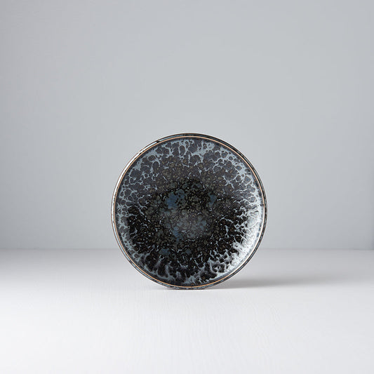 Tapas Plate 17cm Black Pearl Glaze - Image 2
