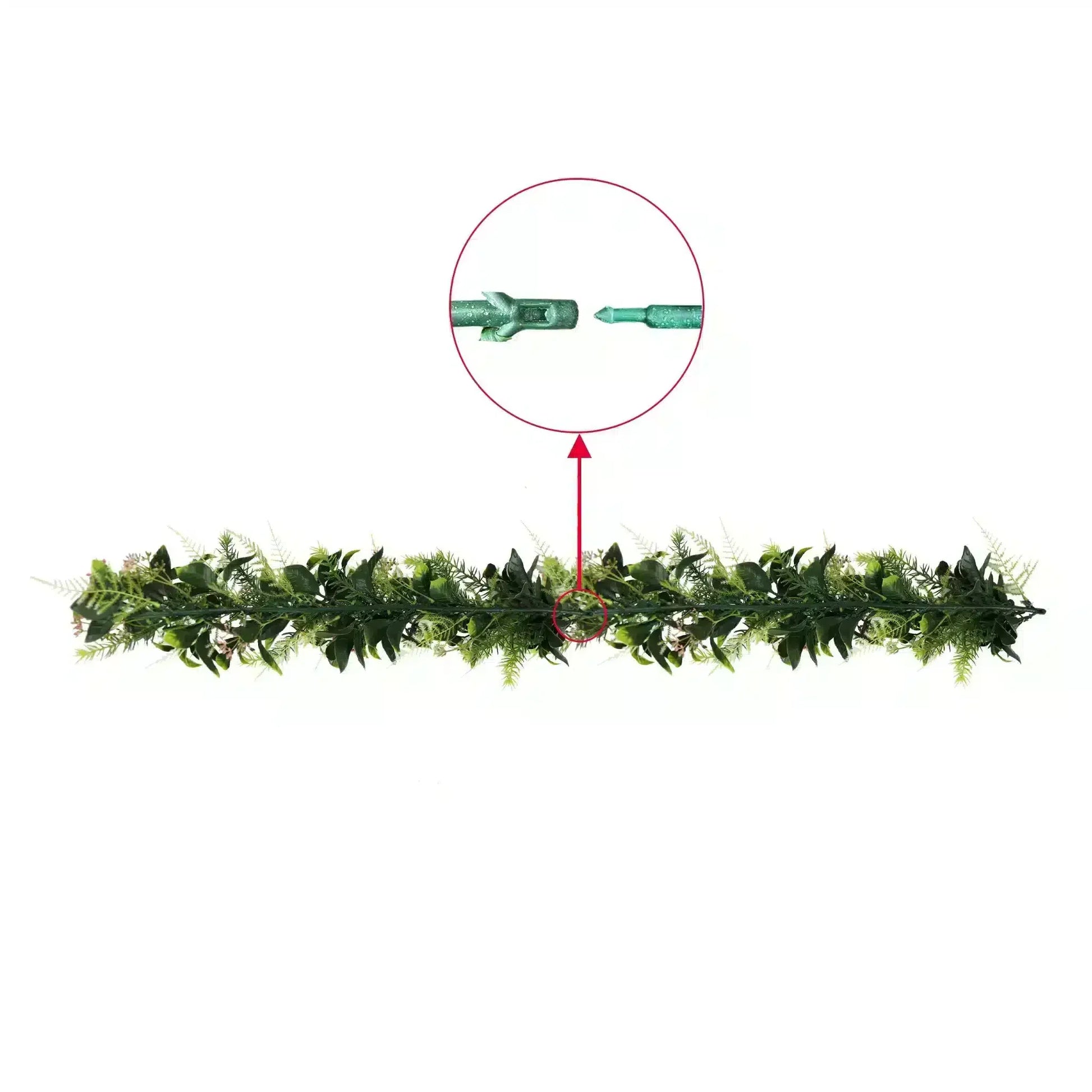Artificial Extendable Hanging Flowering Cedar Vine UV Resistant 55cm - Image 4