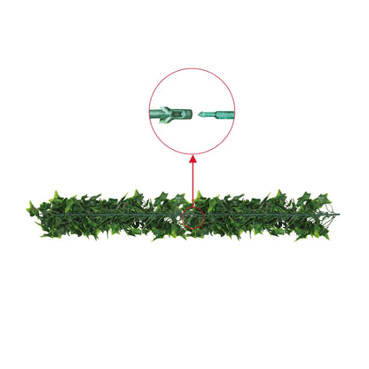 Artificial Extendable Hanging Bright Green Ivy Bushy Vine UV Resistant 55cm - Image 4