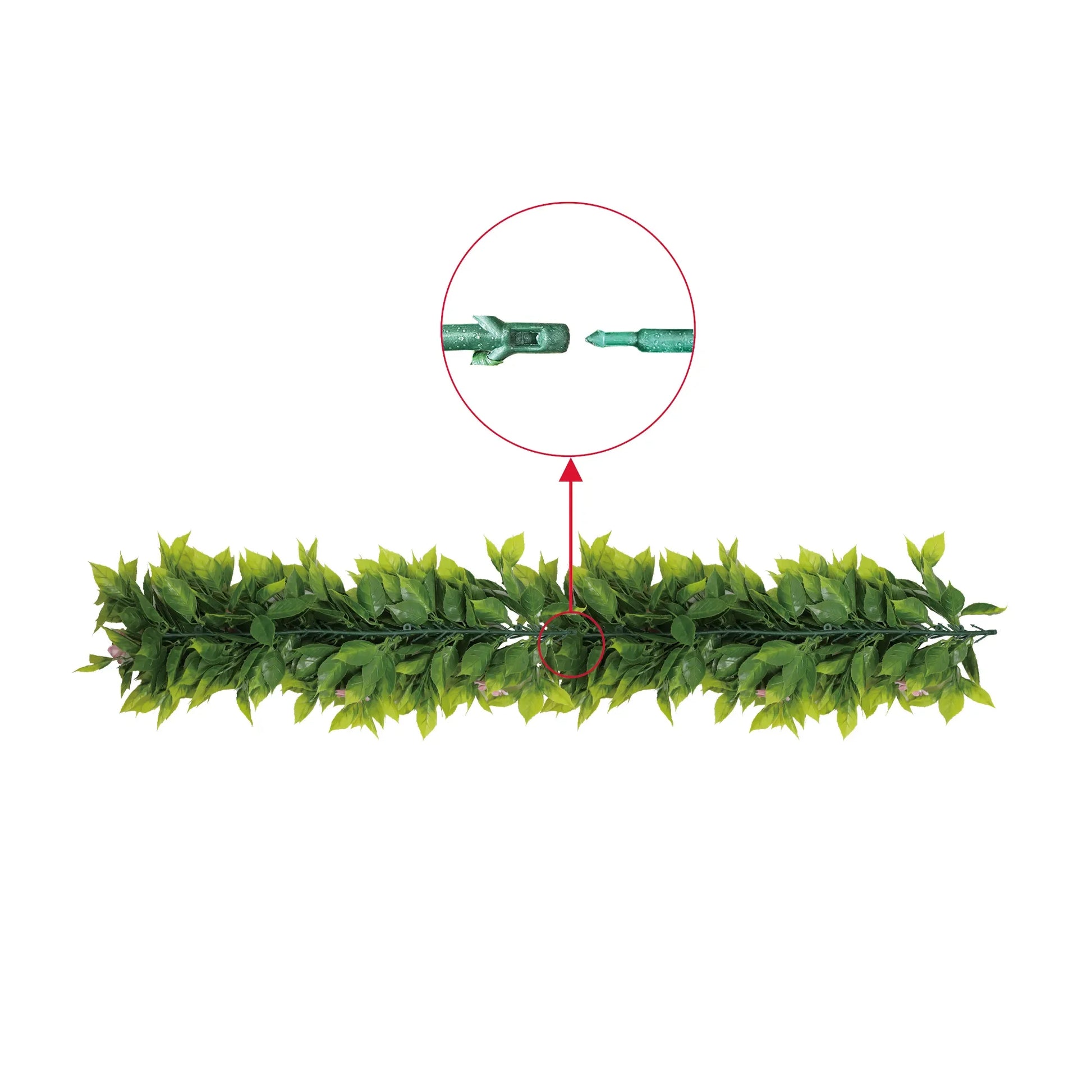 Artificial Extendable Hanging Pink Flowering Violet Garland UV Resistant 55cm - Image 5