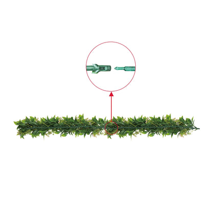Artificial Extendable Hanging Flowering Star Jasmine Garland UV Resistant 55cm - Image 5