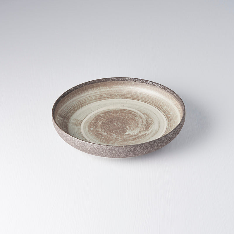 Plate High Rim 22cm Nin Rin Glaze