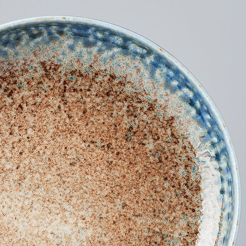 Plate High Rim 22cm Earth & Sky Glaze - Image 2