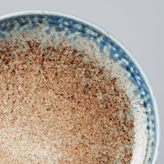 Plate High Rim 22cm Earth & Sky Glaze - Image 2