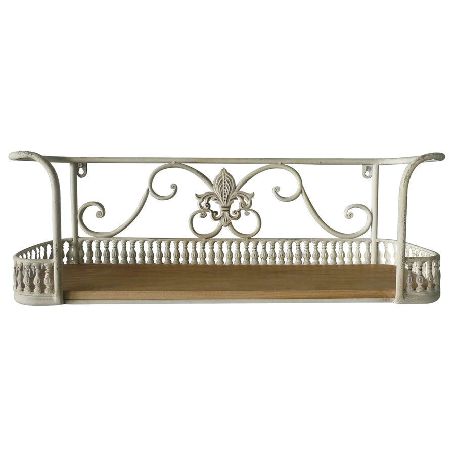 Martinique Fleur Wall Shelf 60cm