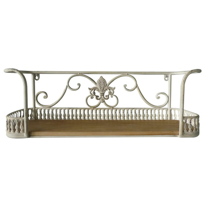 Martinique Fleur Wall Shelf 60cm
