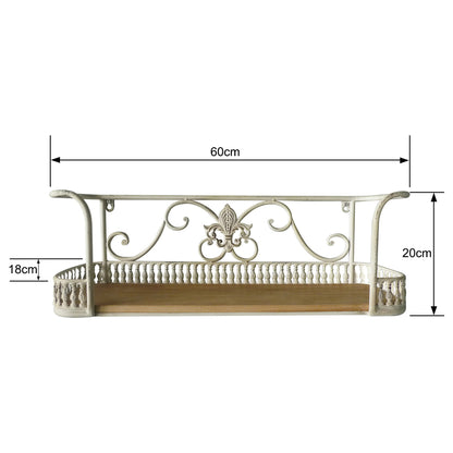 Martinique Fleur Wall Shelf 60cm - Image 4