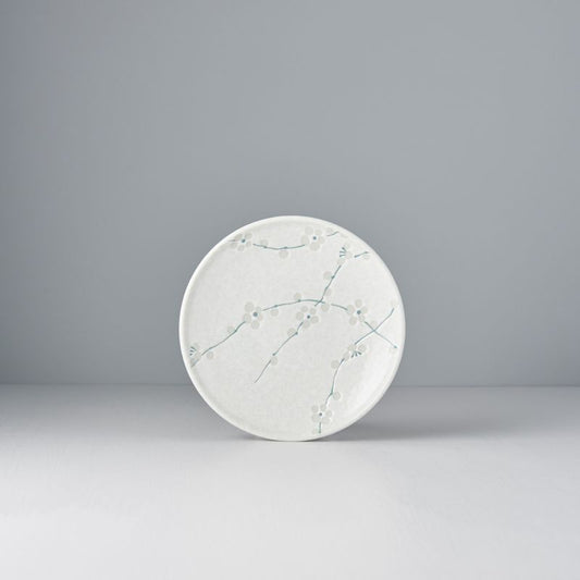 Tapas Plate 17cm White Blossom Glaze - Image 2