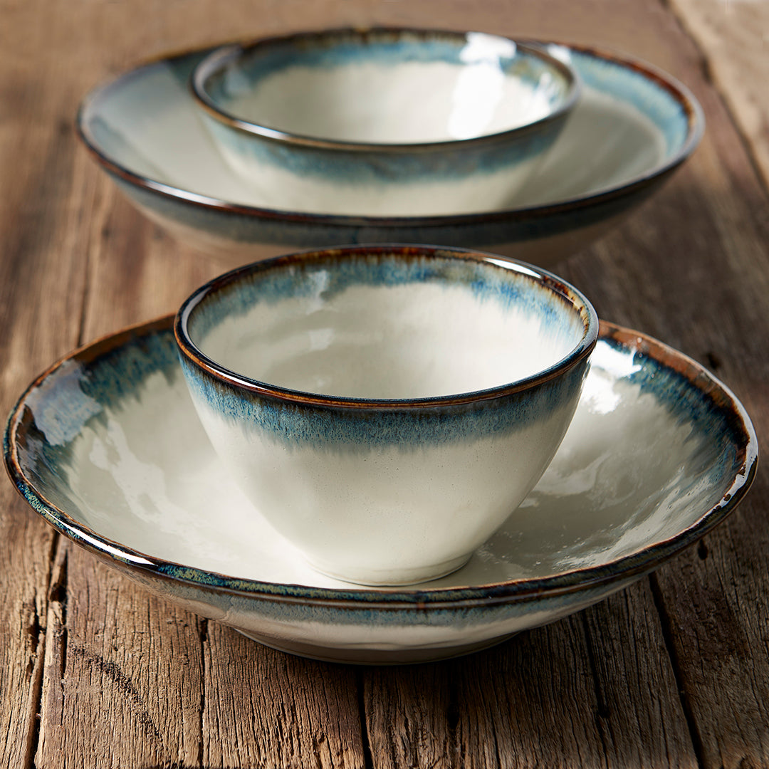 Bowl Deep 13cm Aurora Glaze - Image 3
