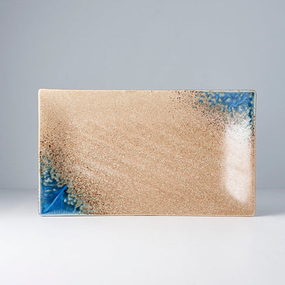 Platter Rectangular 33cm Earth & Sky Glaze - Image 2