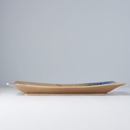 Platter Rectangular 33cm Earth & Sky Glaze - Image 3