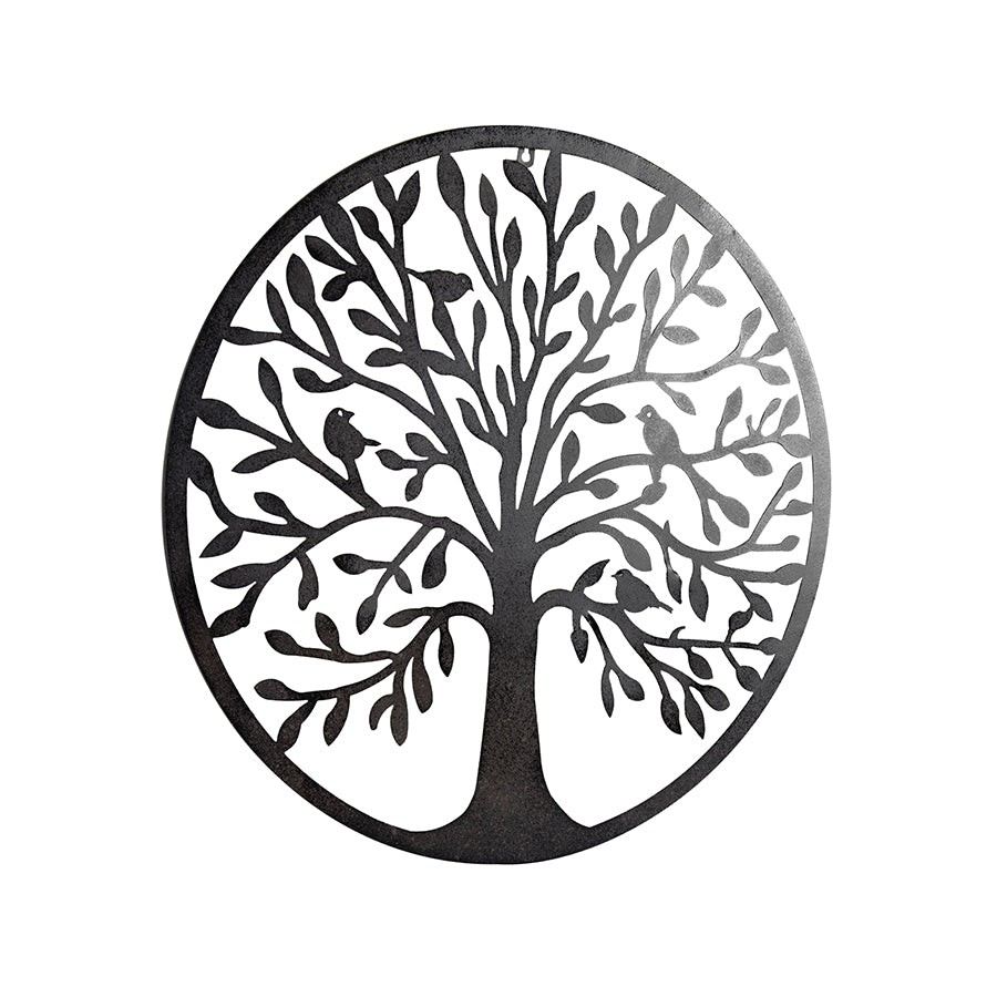 Laser Cut Round Tree Of Life w Birds Wall Art 60cm - Image 3