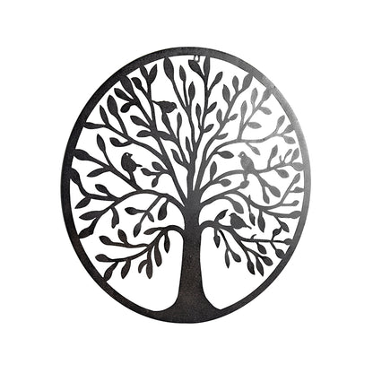 Laser Cut Round Tree Of Life w Birds Wall Art 60cm - Image 3