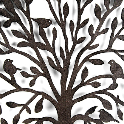 Laser Cut Round Tree Of Life w Birds Wall Art 60cm - Image 5