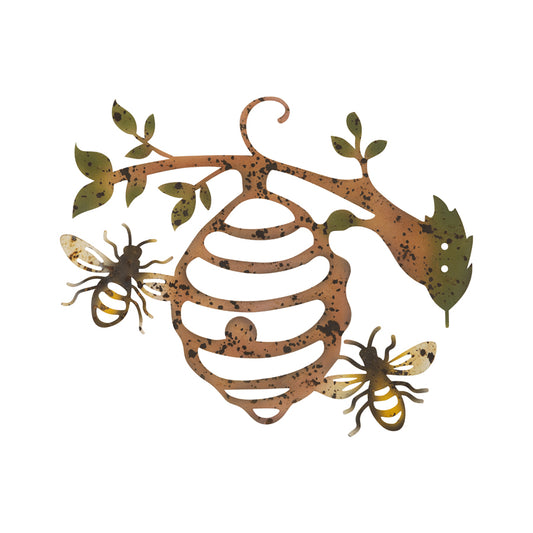 Laser cut Beehive Wall Art 30x24cm