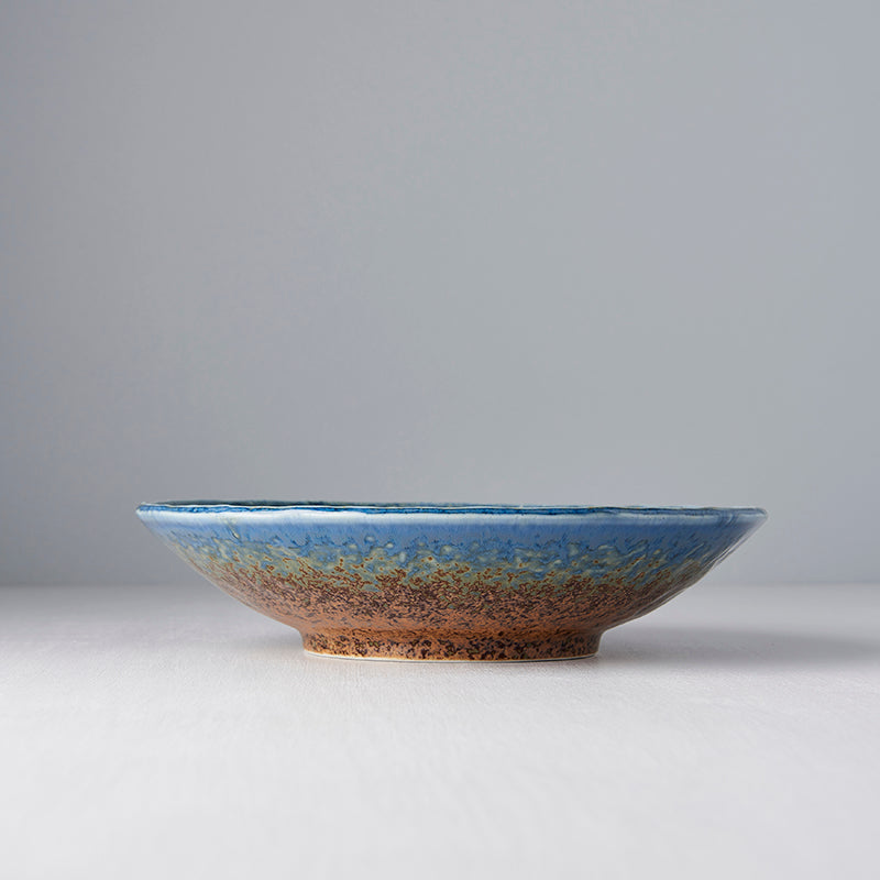 Pasta Bowl 24cm Earth & Sky Glaze - Image 3
