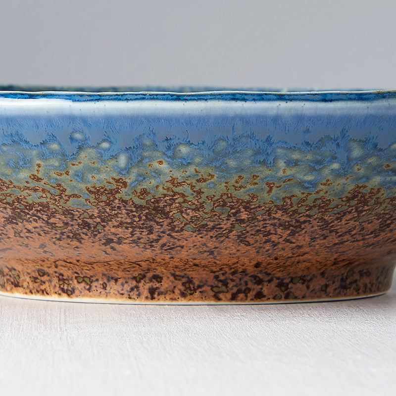 Pasta Bowl 24cm Earth & Sky Glaze - Image 4