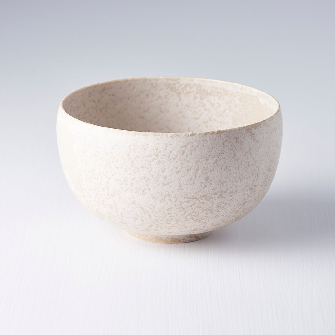 Bowl 13cm White Fade Glaze - Image 3
