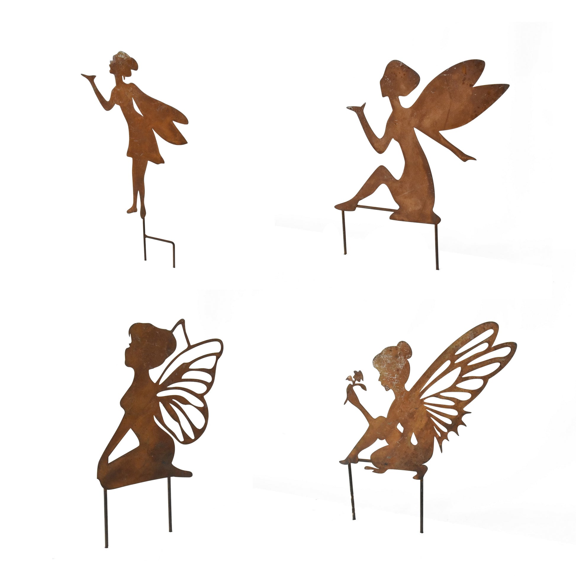 Set 4 Asst Fairy Garden Stakes 45cm, 32cm, 29cm, 29cm - Image 3
