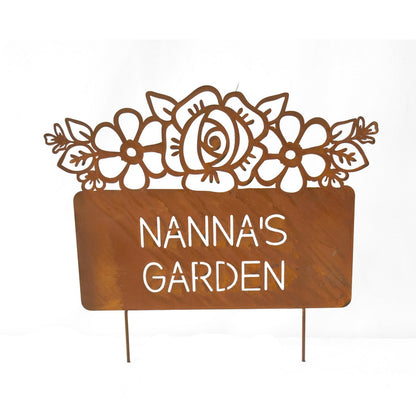 Nanna'S Garden Laser Cut Garden Stake 37cm