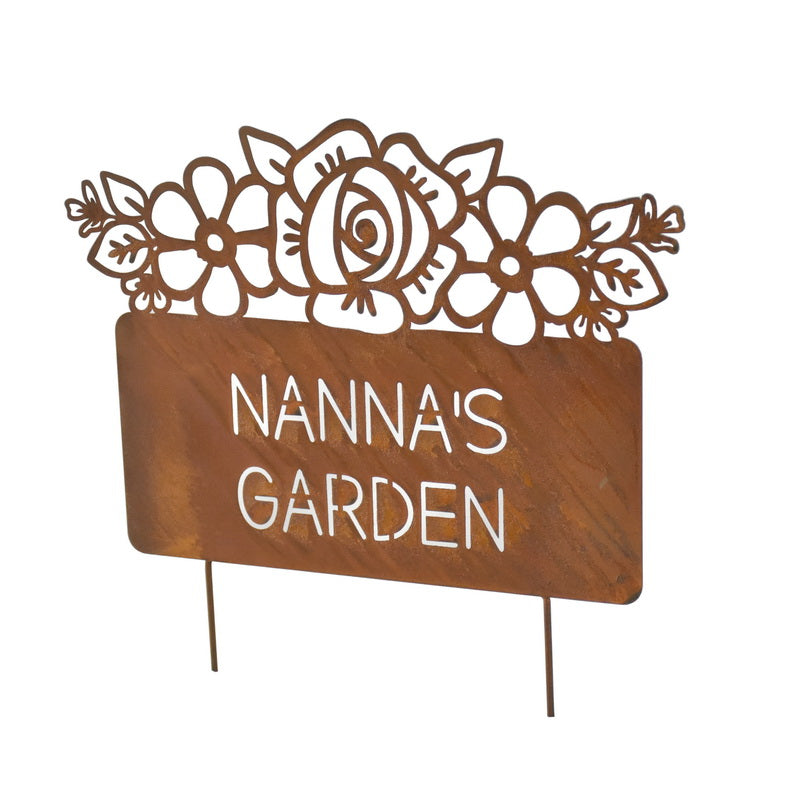 Nanna'S Garden Laser Cut Garden Stake 37cm - Image 2