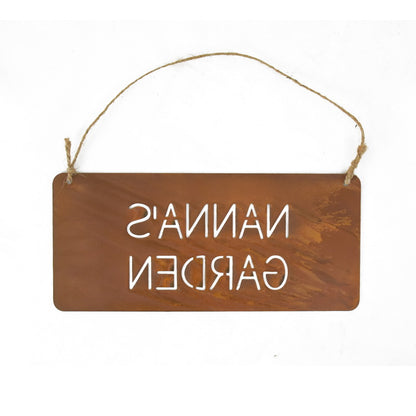 Nanna'S Garden Laser Cut Wall Hanging 32cm - Image 2