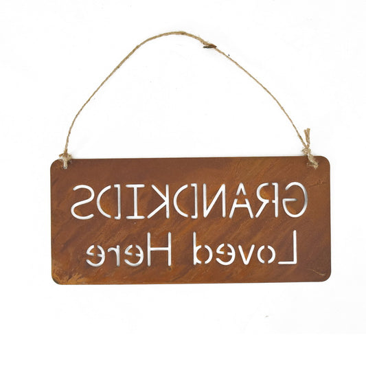 Grandkids Loved Here Wall Hanging 32cm - Image 2