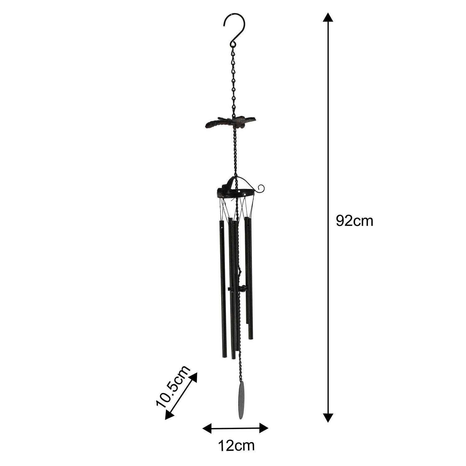 Hanging Dragonfly Wind Chime 27cm - Image 4