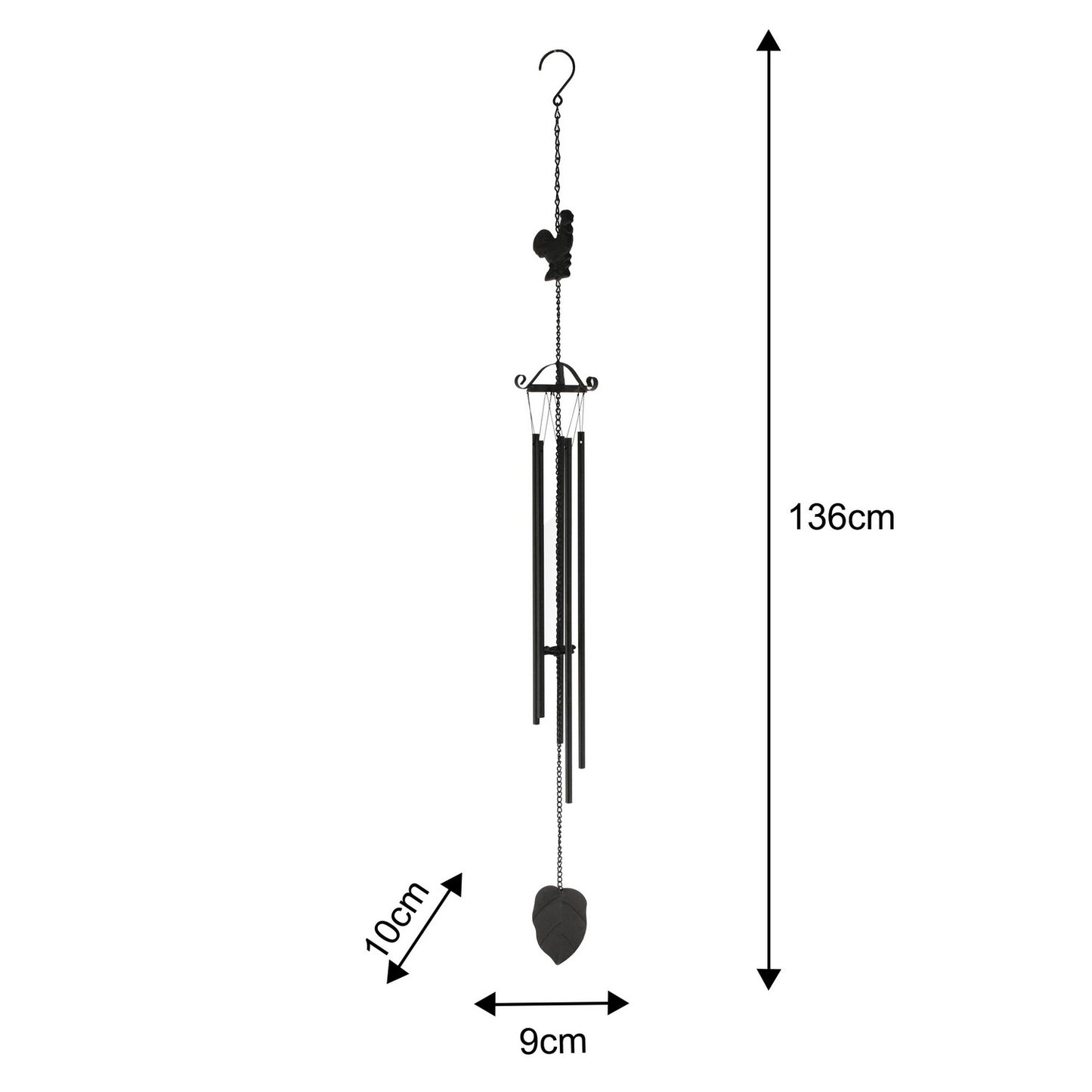 Hanging Chook Wind Chime 27cm - Image 4