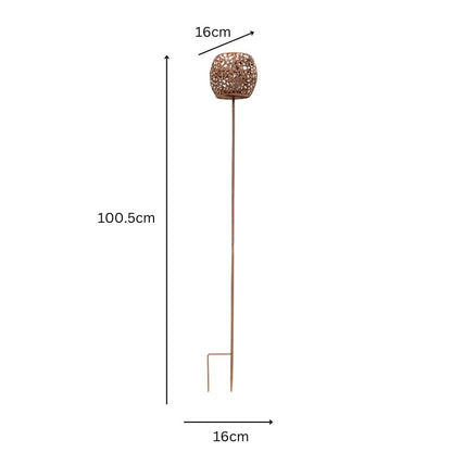 Outdoor Garden Stake Round Candleholder 100cm - Image 3