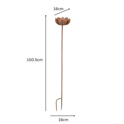 Outdoor Garden Stake Flower Candleholder 85cm - Image 3