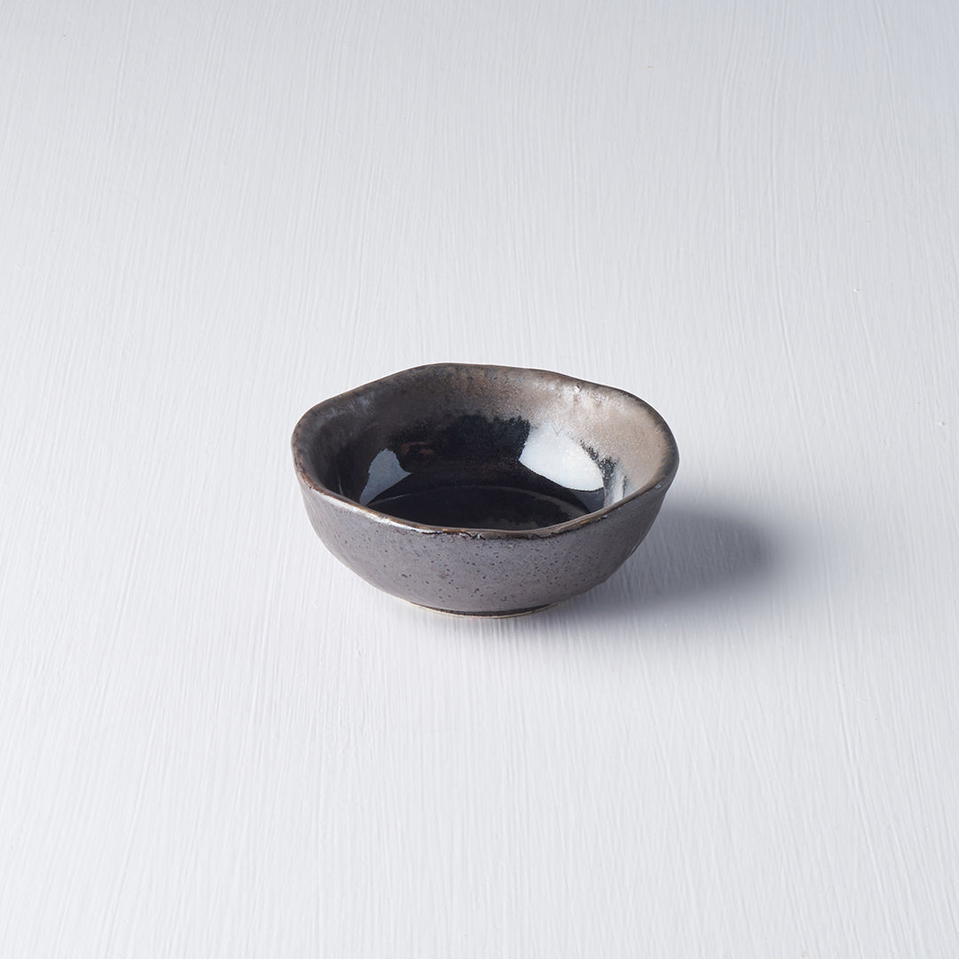 Sauce Bowl 8cm Black Mingei Glaze - Image 3