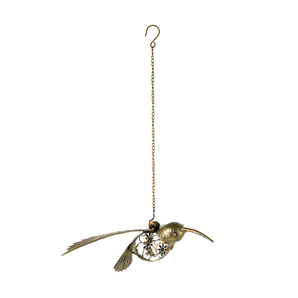 Large Metal Hanging Hummingbird 60cm - Image 3