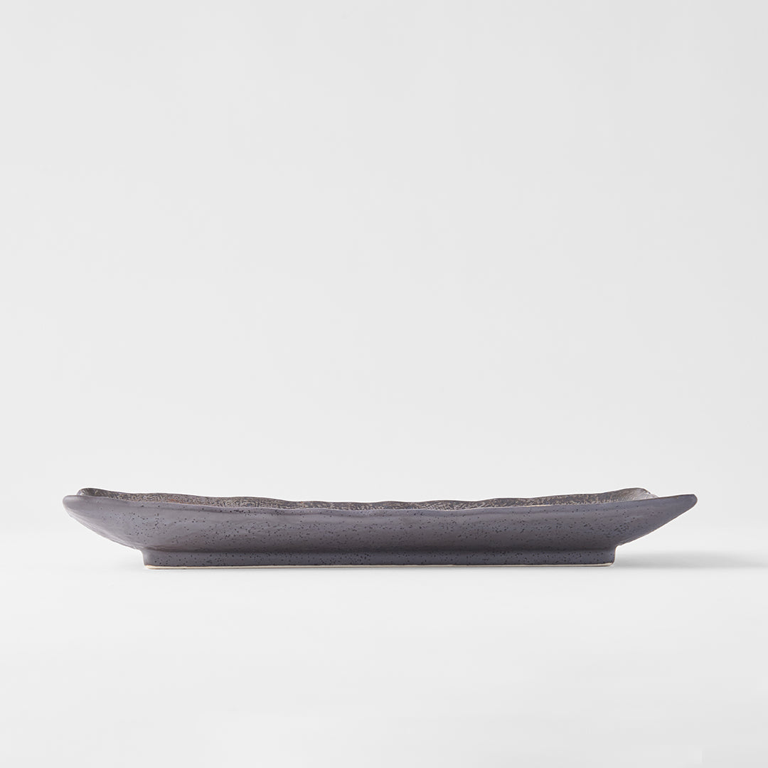 Plate Rectangular 29x12cm Akane Grey - Image 3
