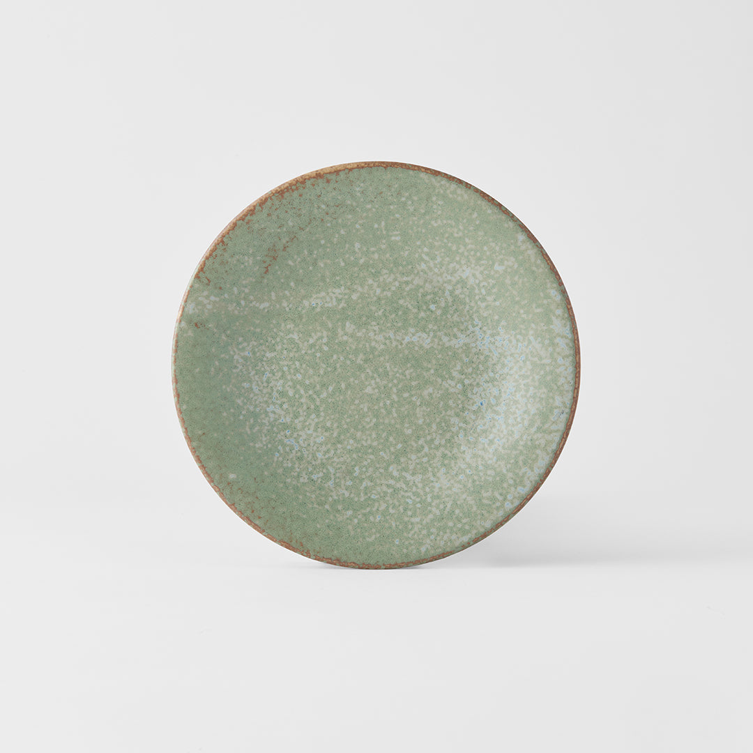 Tapas Plate 17cm Green Fade Glaze - Image 2